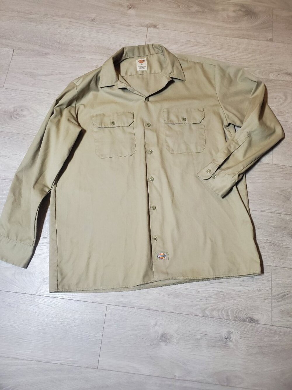 Dickies Size Large Long Sleeve Work Shirt